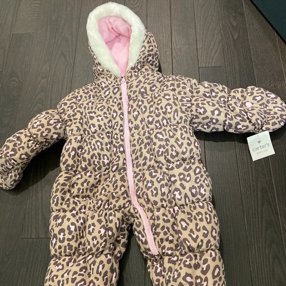 Carter's Other - Animal Print Snowsuit l Size 12